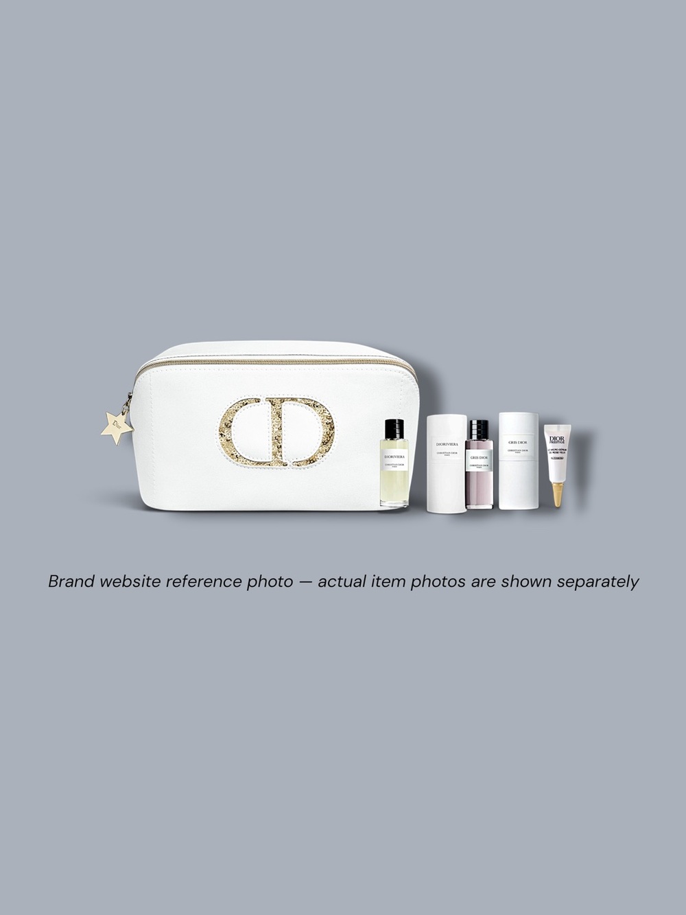 Dior White Sequin CD Pouch + Gris Dior, Dioriviera & Prestige Minis